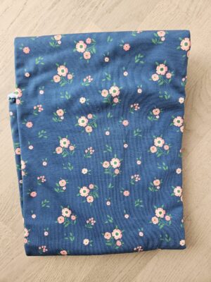 82 Jersey - blumen rosa/blau
